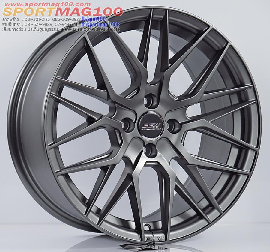 ล้อแม็กซ์ใหม่ SSW S348 Vorsteiner 4รู100 ET38 สีเทา 8-17นิ้ว