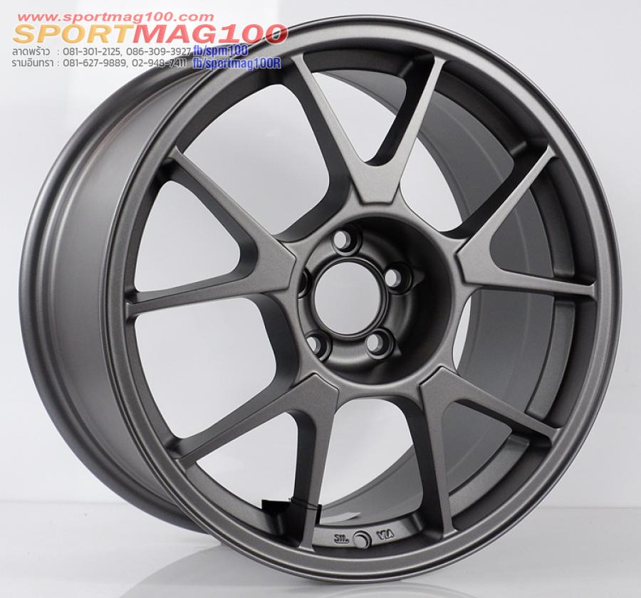 ล้อแม็กใหม่ Wedsport kc005 5รู100 สีเทา 8.5-17นิ้ว