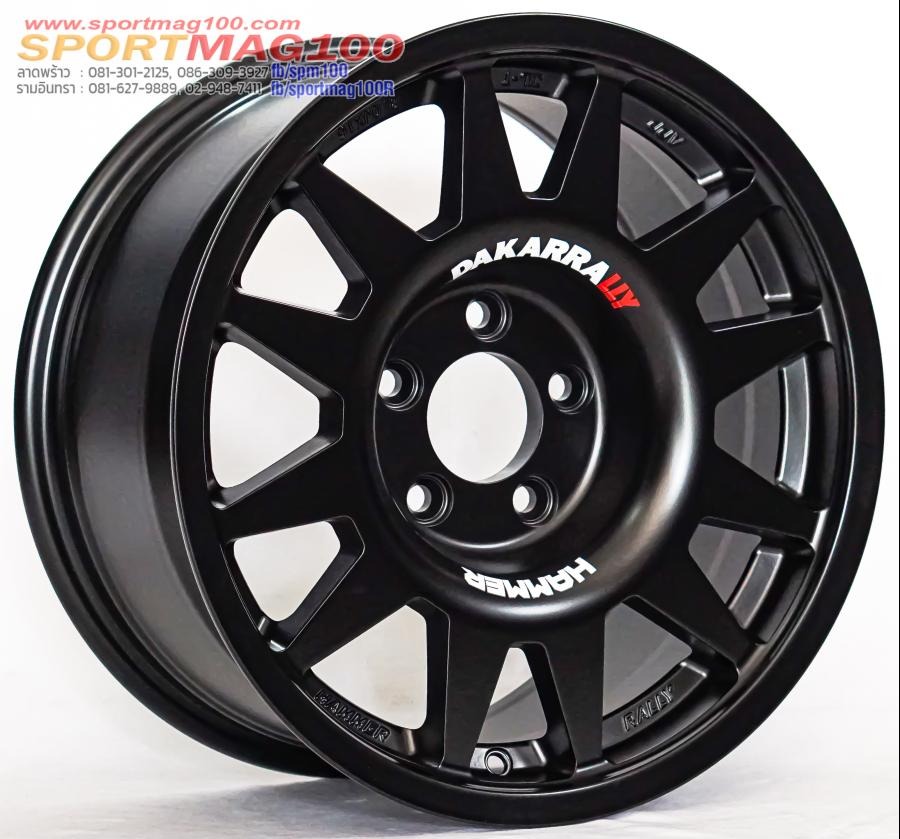 ล้อแม็กใหม่ HAMMER EvoCross HM10 5รู114 ET20 ดำด้าน กว้าง8 ขอบ16นิ้ว