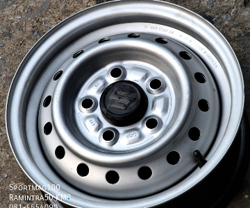 กระทะล้อ Suzuki Carry ขอบ13นิ้ว 5รู114.3 สีเงิน(รามอินทรา)