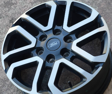 ล้อแม็กมือสอง Ford Ranger 6รู139.7 Offset55 ดำแลคด้าน กว้าง7.5 ขอบ18นิ้ว(รามอินทรา) 