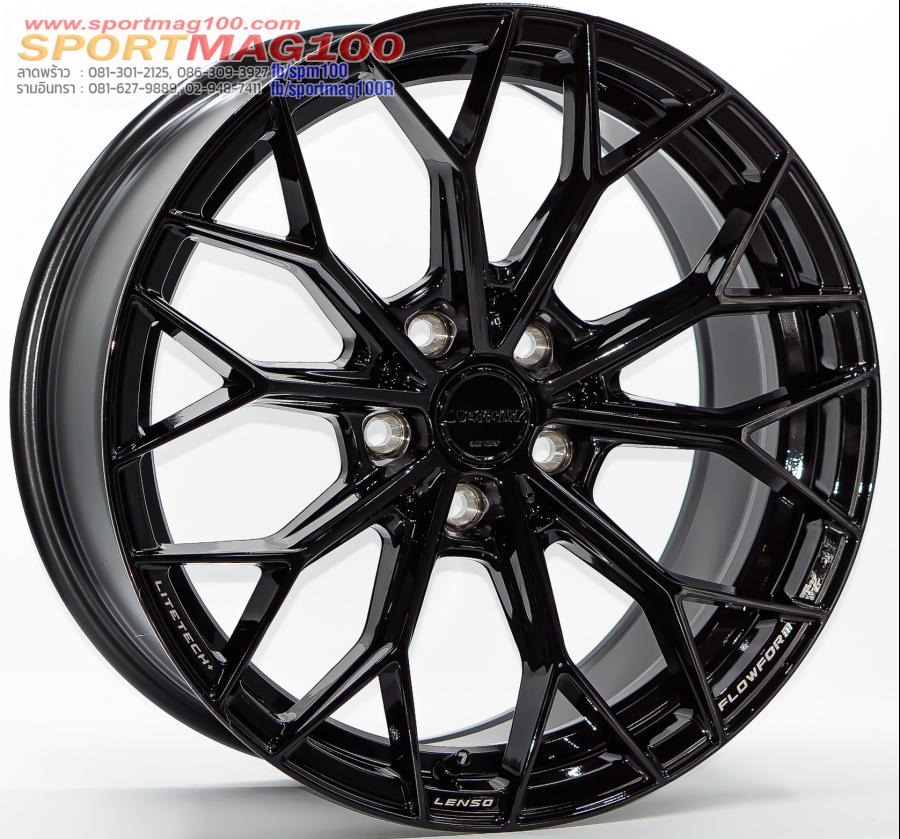 ล้อแม็กใหม่ FlowForming Lenso VENOM VNA LITETECH+ 5รู114 ET35 ดำแวว 8.5-18นิ้ว