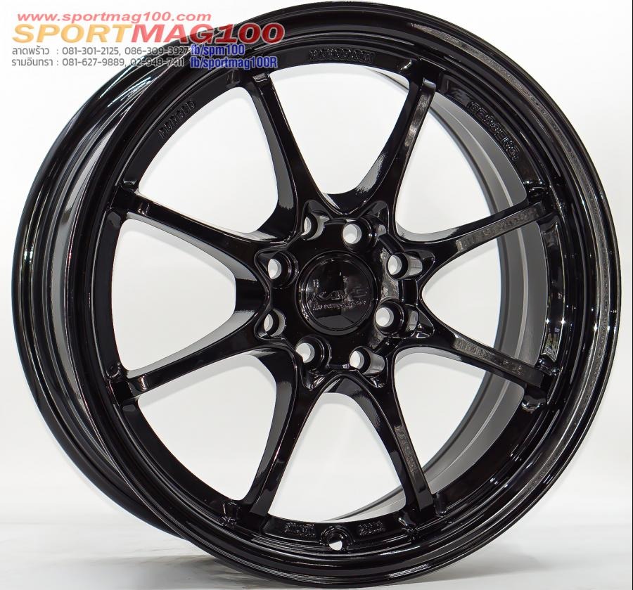 ล้อแม็ก CE28 4รู100/114.3 ET30 ดำแวว กว้าง7 ขอบ16นิ้ว