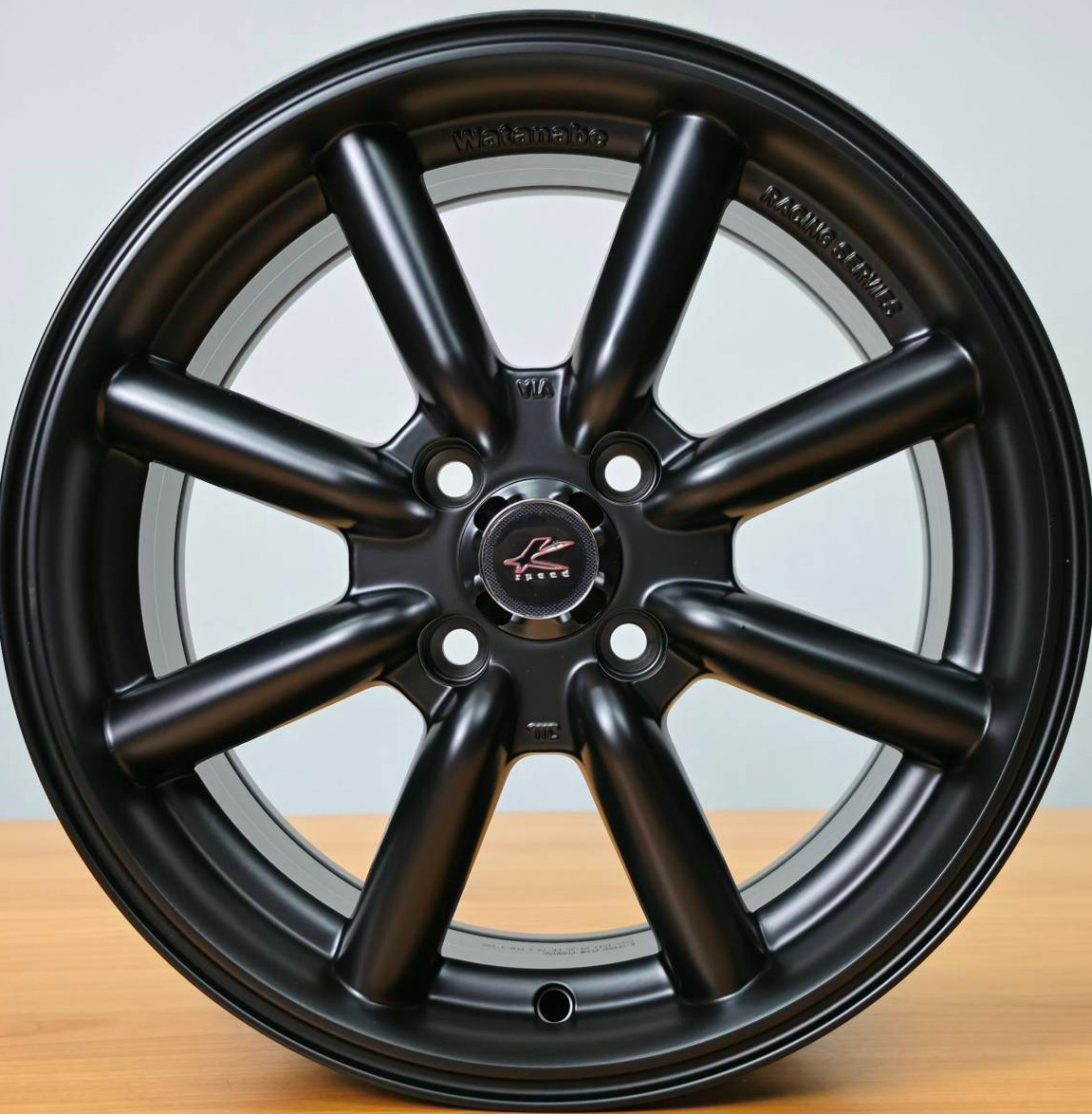 ล้อแม็ก K-Speed Watanabe 4รู100 ET35 ดำด้าน กว้าง7 ขอบ15นิ้ว