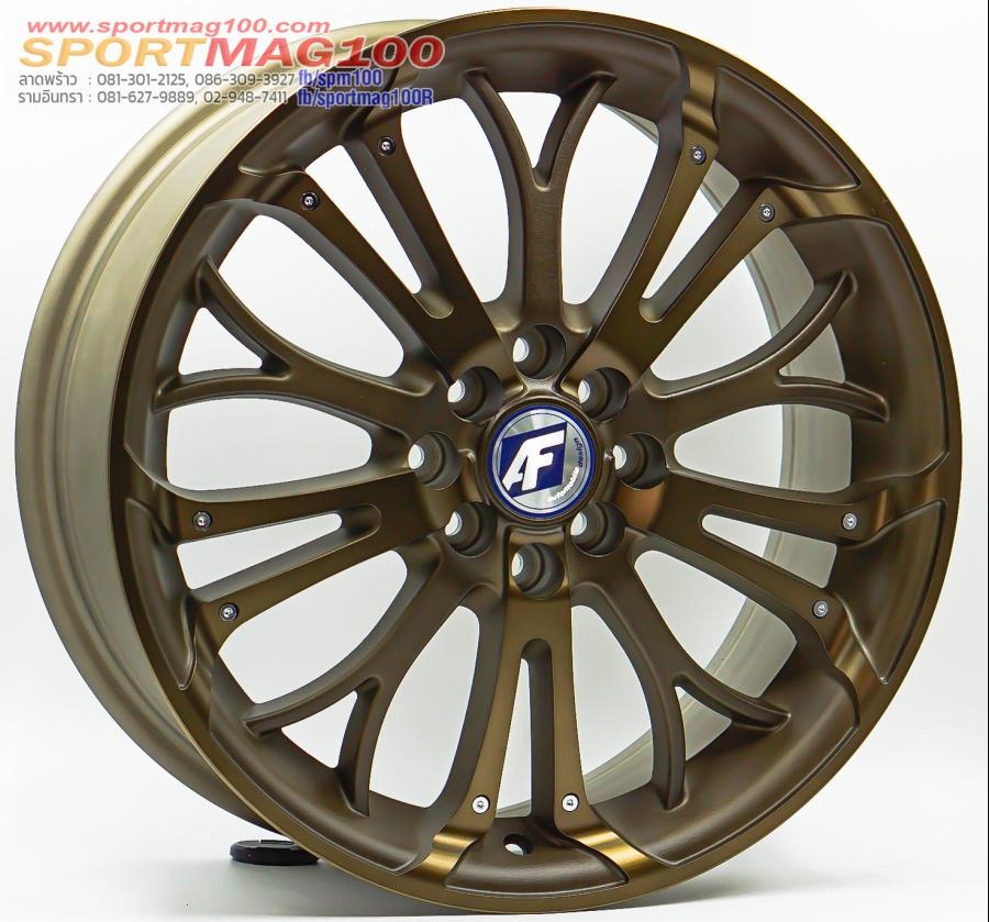 ล้อแม็กใหม่ AF P1148 ขอบ17 4รู100/114  ทองแดง กว้าง7 Offset42