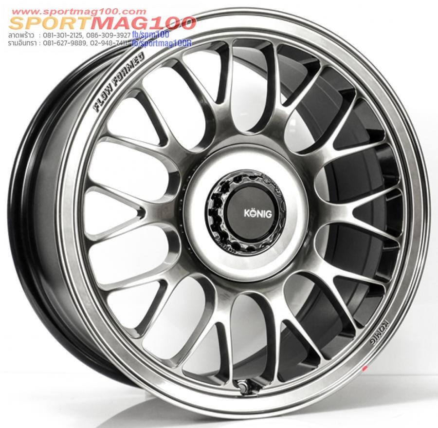 ล้อแม็กใหม่แท้ USA Konig MRK1 5รู100 สีHyperCarbon Offset36 กว้าง8 ขอบ17