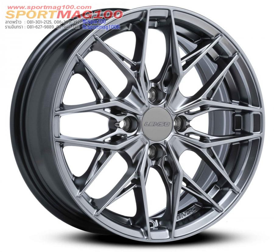 ล้อแม็กใหม่ Lenso Jager JAY YETI 5รู114 Offset35 ไฮเปอร์แบล็ค กว้าง7.5 ขอบ17นิ้ว