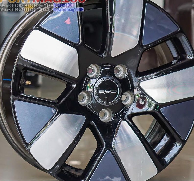 ล้อแม็กมือสอง Byd Dolphin EXT ขอบ17นิ้ว กว้าง6.5นิ้ว 5รู114.3  Offset45  (รามอินทรา)