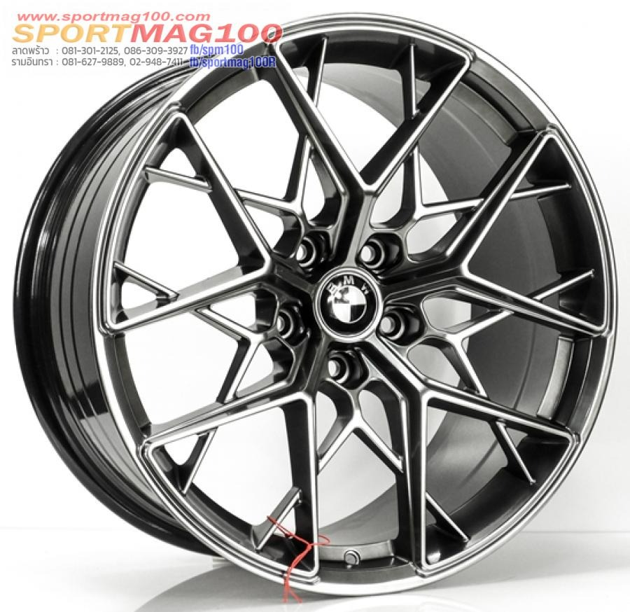 ล้อแม็กใหม่เบา MGW HRE Flowforming 5รู120 ไฮเปอร์แบล็ค Offset35-38 กว้าง F8.5 R9.5 ขอบ19
