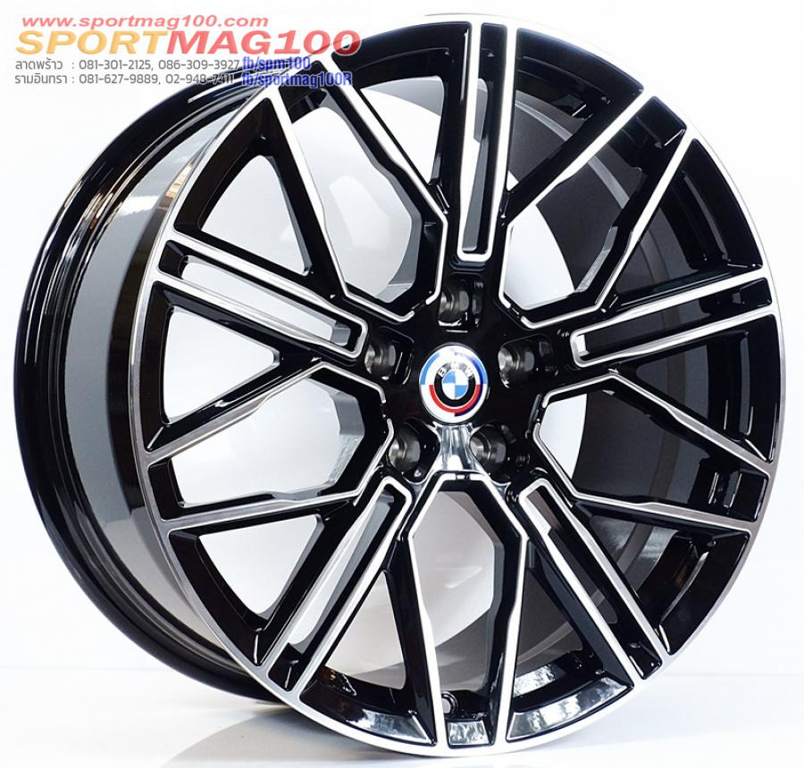 ล้อแม็กใหม่ Forged Msport 5รู120 ดำมิลลิ่ง Offset35-38 กว้างF8.5 R9.5 ขอบ19