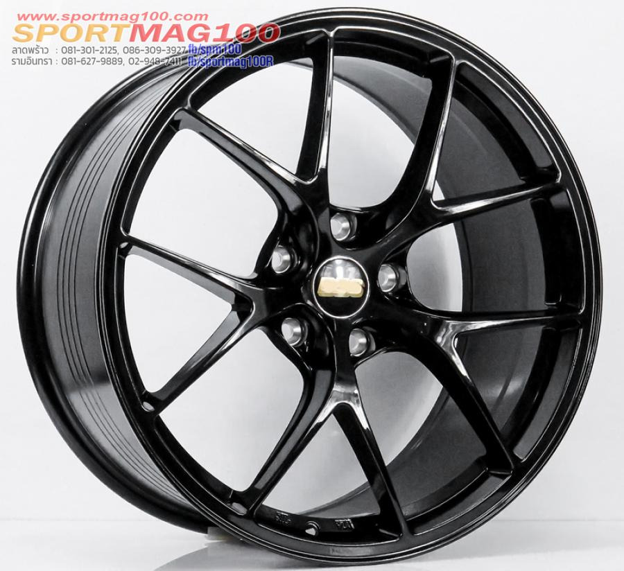 ล้อแม็กใหม่เบาFlowforming RID 5รู120 ดำเงา Offset35-38 กว้างF8.5 R9.5 ขอบ19
