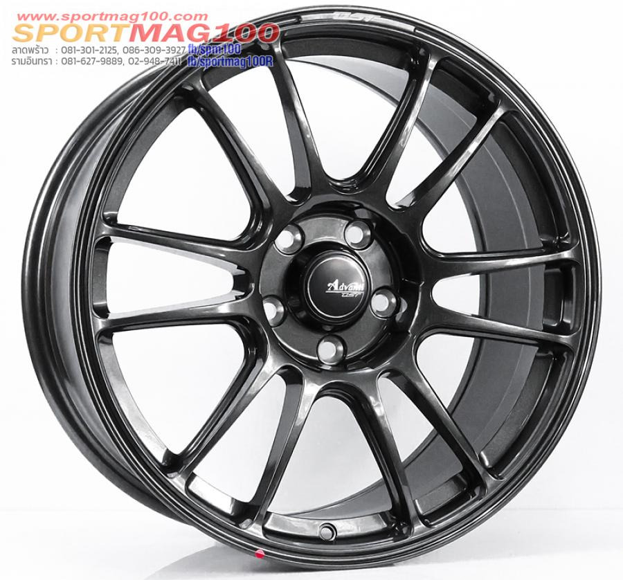 ล้อแม็กใหม่แท้เบา FlowForming Advanti MD065 5รู114 Offset42 สีGlossAnthracite กว้าง8.5 ขอบ18
