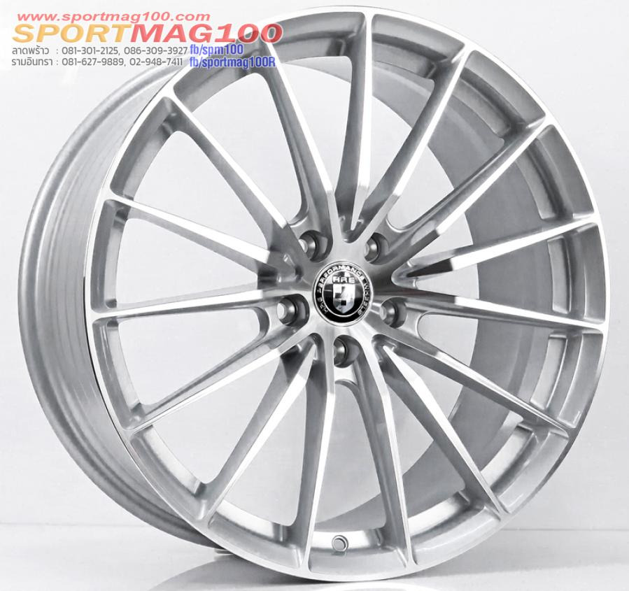 ล้อแม็กใหม่สุดเบา FlowForming HRE  P103SC 5รู108 ซิลเวอร์หน้าเงา Offset35 กว้าง8.5 ขอบ19