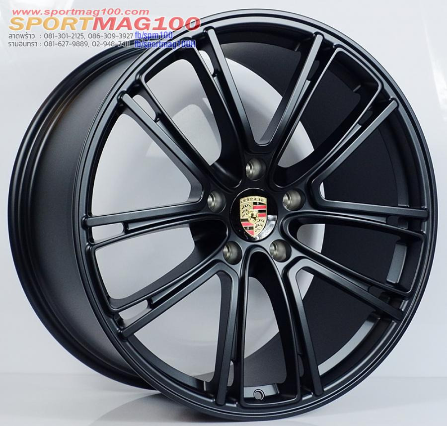 ล้อแม็กเบาสุด FORGED Porsche D5014 5รู130 Offset46-58 สีดำด้าน กว้างF9.5 R11 ขอบ21