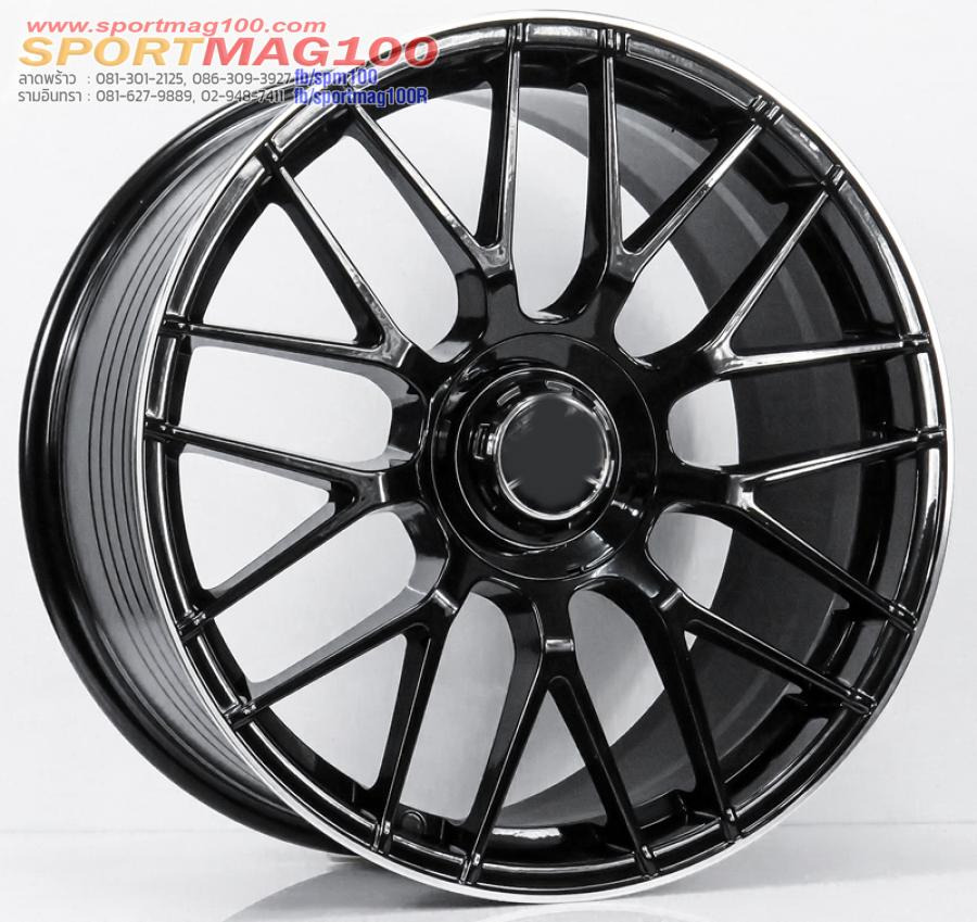 ล้อแม็กใหม่เบา FlowForming GTC Rordster 5รู112 ดำเงา Offset35-38 กว้าง F8 R9 ขอบ19