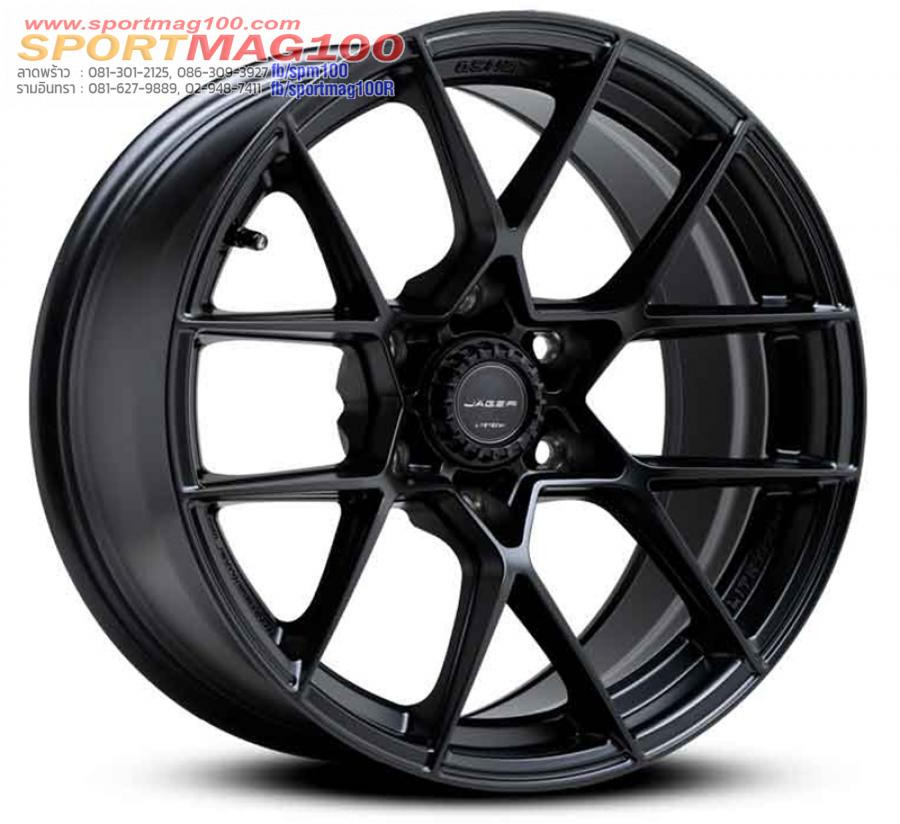 ล้อแม็กใหม่ FlowForming Lenso Jager Astra LITETECH+ 6รู139.7 กว้าง9 Offset15 สีดำด้าน ขอบ18นิ้ว