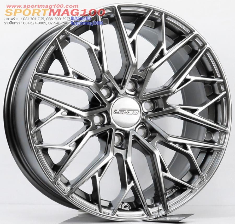 ล้อแม็กใหม่ Lenso Jager JTV Ventus 6รู130 สีไฮเปอร์แบล็ค Offset40 กว้าง 8.5นิ้ว (รถตู้ตัวใหม่ สเปคไม่ยื่น)
