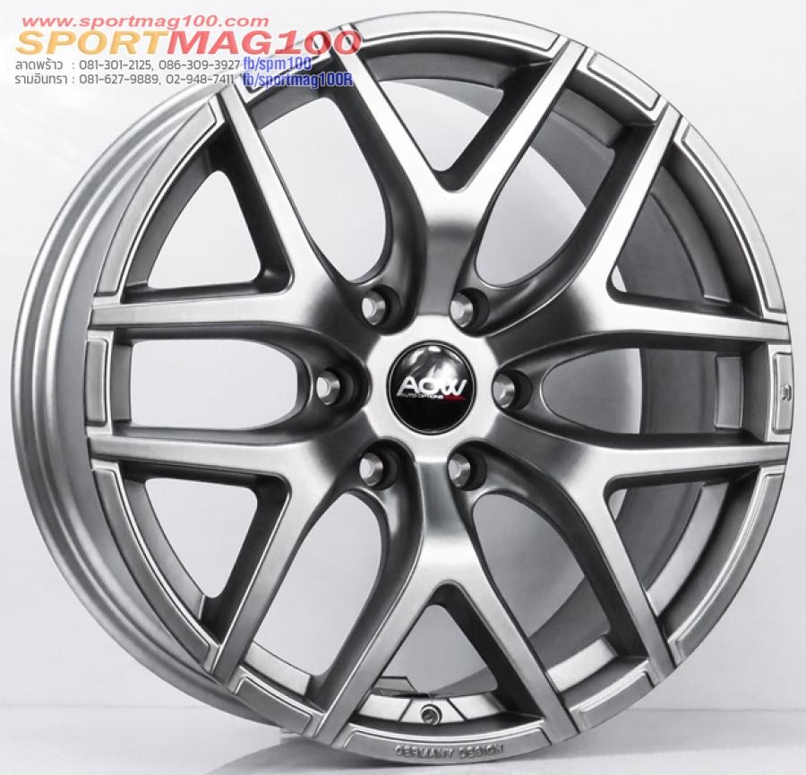 ล้อแม็กซ์ FlowForming AOW18 สีแพลตตินั่มซิลเวอร์ 6รู139 Offset20 กว้าง 9นิิ้ว ขอบ 20นิ้ว