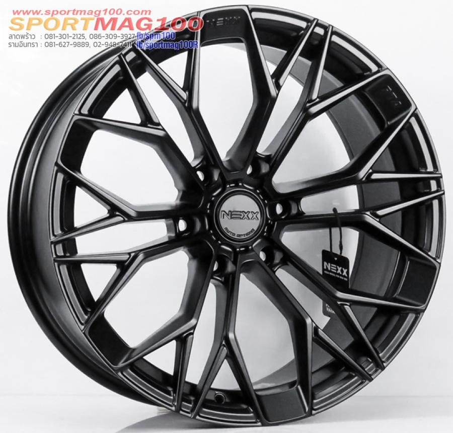 ล้อแม็ก FlowForming NEXX XX06 สีดำด้าน 6รู139 Offset15 กว้าง 9นิ้ว ขอบ 20นิ้ว