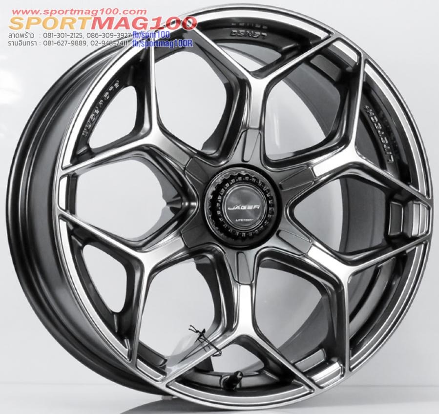 ล้อแม็ก Lenso Vamos6 VT6 FlowForming LITETECH+ 6รู130 Offset40 สีไฮเปอร์แบล็ค กว้าง 8.5นิ้ว ขอบ 18นิ้ว (สเปคไม่ยื่น สำหรับรถตู้ตัวใหม่)