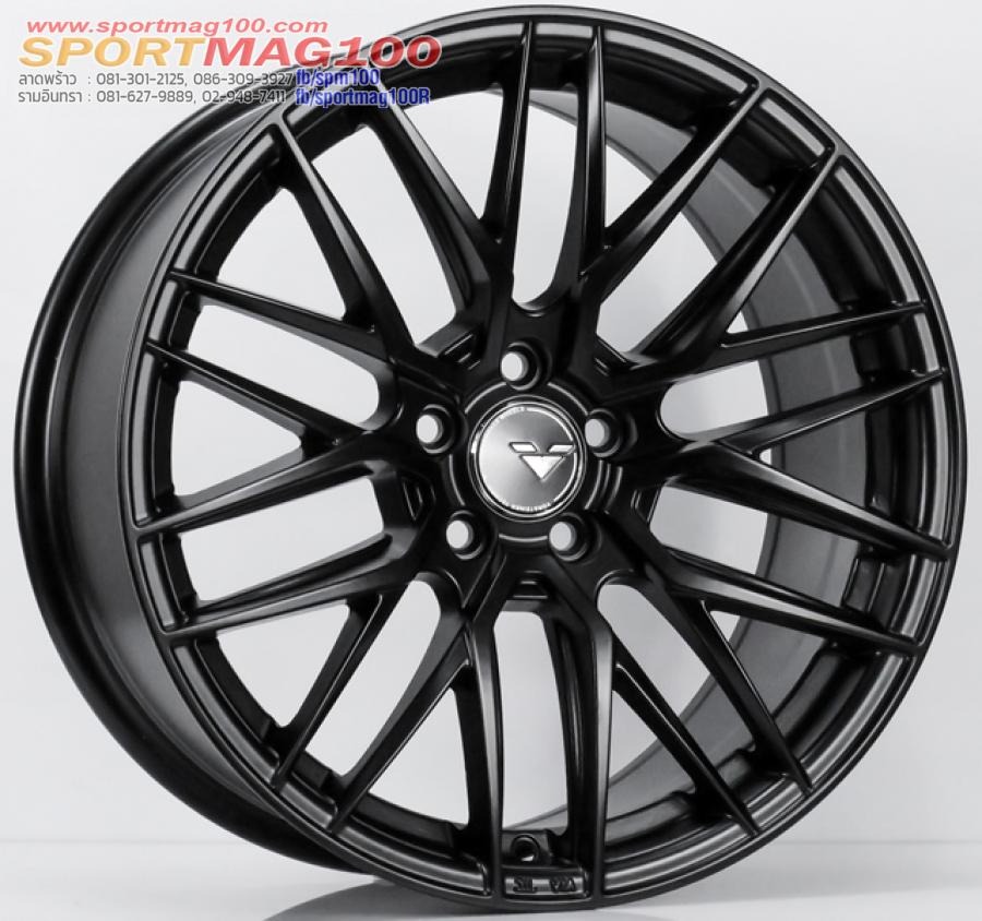 แม็กซ์ใหม่ MGW Vorsteiner 5รู100 ET35 ดำด้าน 8 -17นิ้ว