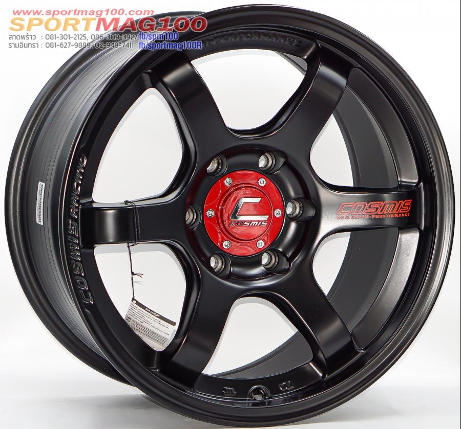 ล้อแม็กใหม่ FlowForming Cosmis RG-06SNE ขอบ18นิ้ว กว้าง9นิ้ว 5รู114.3 สีดำด้าน ET25