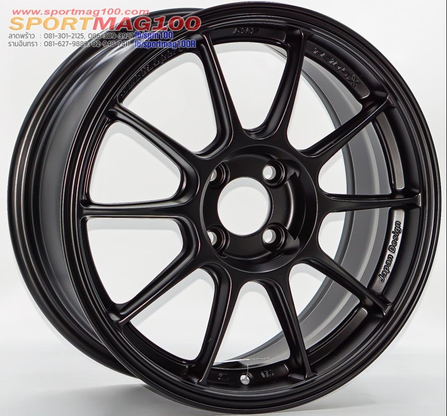 ล้อแม็กใหม่เบา Flowforming AOW TC105X ขอบ 16นิ้ว กว้าง7นิ้ว 4รู100  ET36 สีดำด้าน