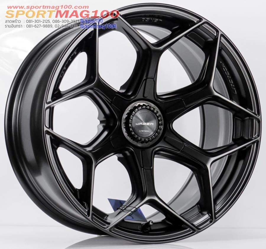 ล้อแม็ก Lenso Vamos6 VT6 FlowForming LITETECH+ 6รู139 Offset15 สีดำด้าน กว้าง 9นิ้ว ขอบ 18นิ้ว