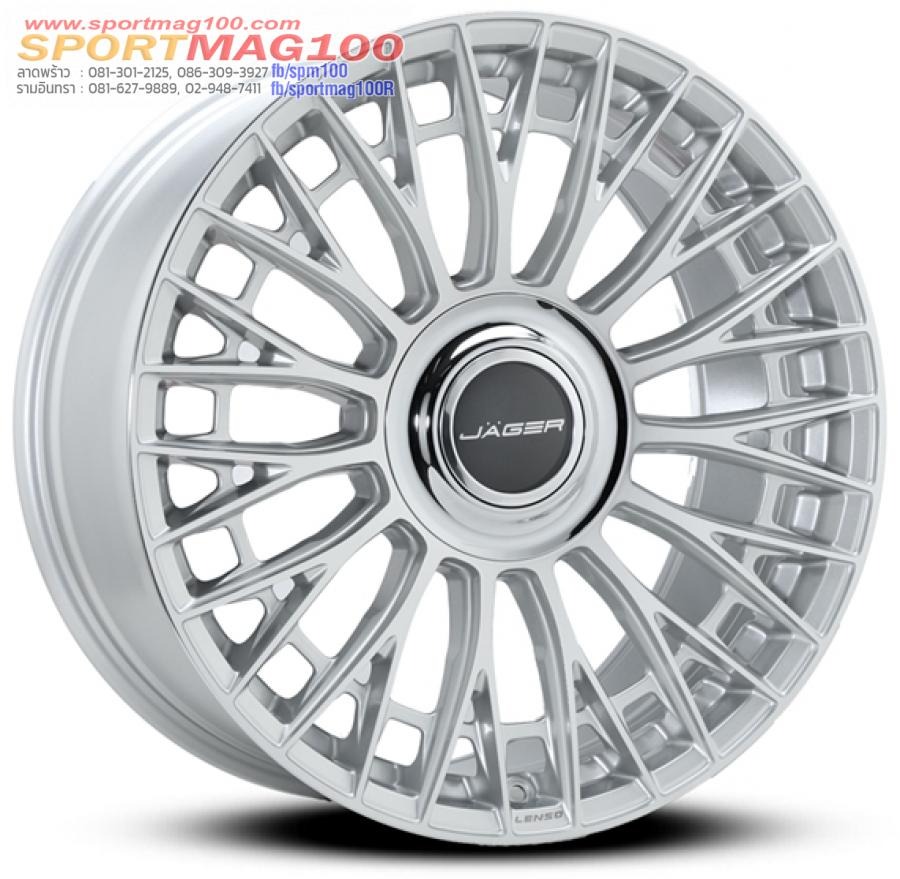 ล้อแม็ก Lenso Jager Apollo Litetech+ Flowforming ขอบ 20 กว้าง 9นิ้ว 6รู139 Offset15 สีโครมเงา