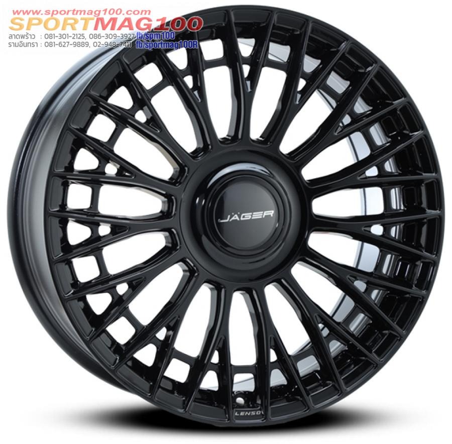 ล้อแม็ก Lenso Jager Apollo Litetech+ Flowforming ขอบ 20 กว้าง 9นิ้ว 6รู139 Offset15 สีดำเงา