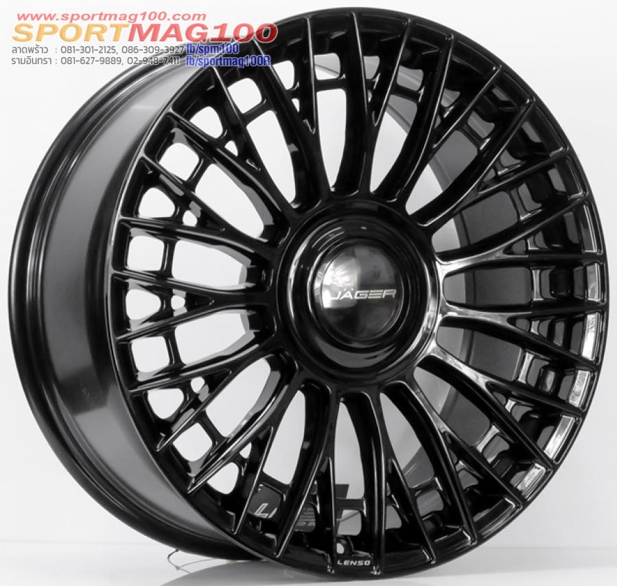 ล้อแม็ก Lenso Jager Apollo ขอบ 20 กว้าง 9นิ้ว 6รู139 Offset15 สีดำเงา