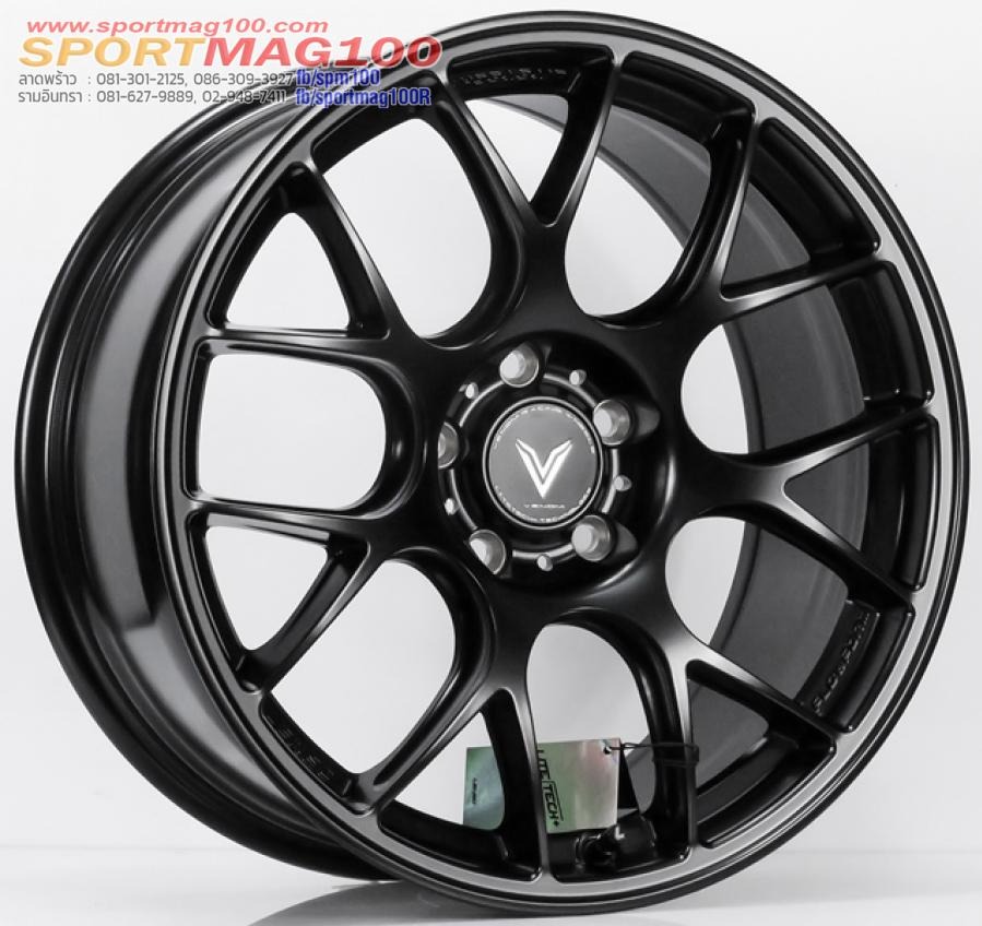 ล้อแม็ก Lenso Eurospeed Litetech+ FlowForming ขอบ 18 กว้าง 8.5นิ้ว 5รู114.3 Offset35 สีดำด้าน
