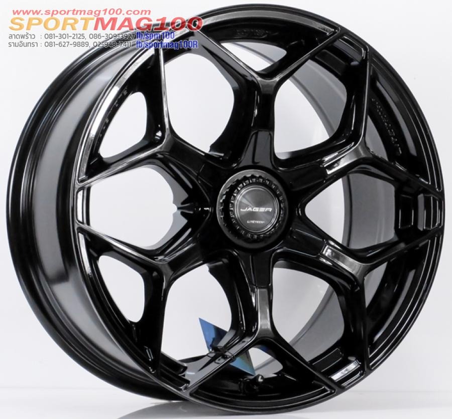 ล้อแม็ก Lenso Vamos6 VT6 FlowForming LITETECH+ ขอบ 18 กว้าง 8.5นิ้ว 6รู139 Offset40 สีดำเงา (สเปคไม่ยื่น สำหรับรถตู้)
