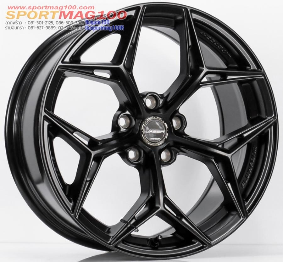 ล้อแม็ก Lenso Jager BLAZE Litetech+ FlowForming ขอบ 18 กว้าง 8.5นิ้ว 5รู114 Offset35 สีดำด้าน