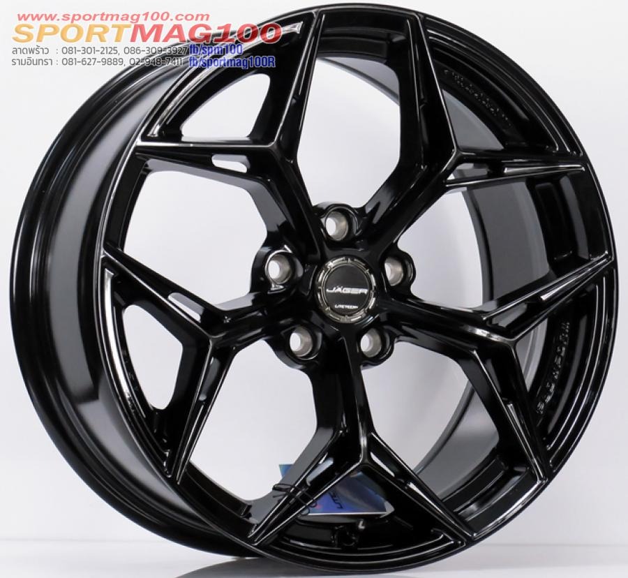 ล้อแม็ก Lenso Jager BLAZE Litetech+ FlowForming ขอบ 18 กว้าง 8.5นิ้ว 5รู114 Offset35 สีดำเงา