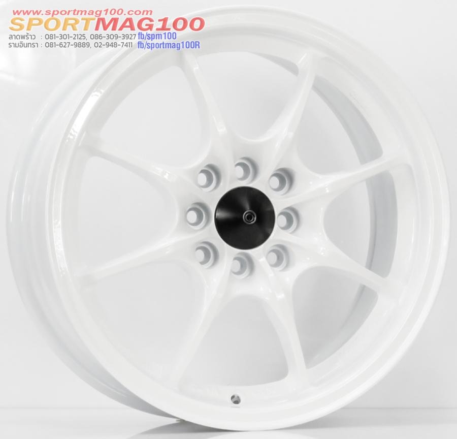 ล้อแม็ก MF Mugen AOW19 FlowForming ขอบ 16 กว้าง 7นิ้ว 4รู100/114 Offset35 สีขาว