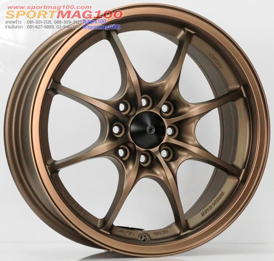 ล้อแม็ก MF Mugen AOW19 FlowForming ขอบ 16 กว้าง 7นิ้ว 4รู100/114 Offset35 สีทองแดง