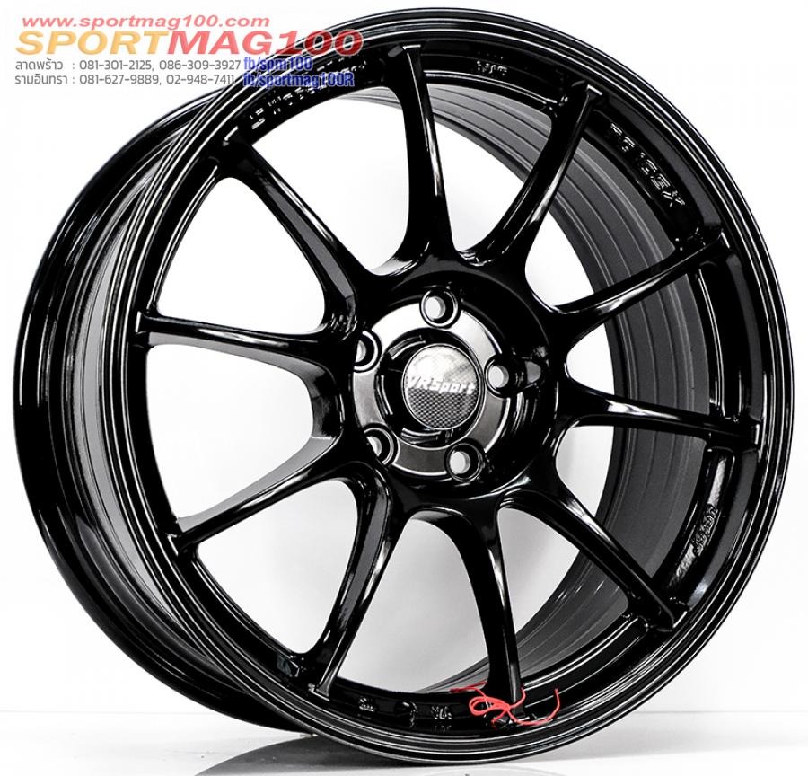 ล้อแม็ก MGW TC105X FlowForming ขอบ 18 กว้าง 8.5นิ้ว 5รู112/114.3 Offset38 สีดำเงา