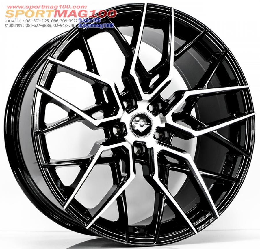 ล้อแม็ก MGW VORSTEINER MF1296 ขอบ 20 กว้าง F8.5 R9.5นิ้ว 5รู114.3/112 Offset35-40 สีดำหน้าเงา