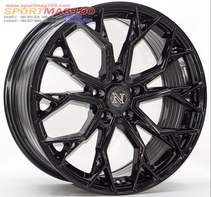 ล้อแม็กใหม่ NAYA Alpha3 ขอบ 18นิ้ว 5รู108 กว้าง8 ET38 ดำแวว