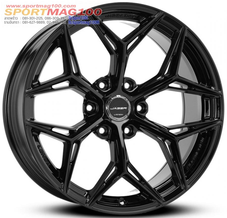 ล้อแม็ก Lenso Jager BLAZE Litetech+ FlowForming ขอบ 18 กว้าง 9นิ้ว 6รู139 Offset15 สีดำเงา