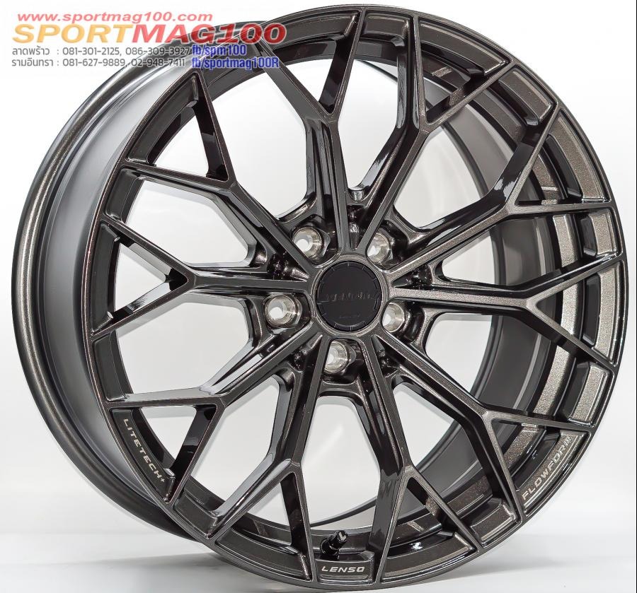 ล้อแม็กใหม่ FlowForming Lenso VENOM VNA LITETECH+ ขอบ18นิ้ว กว้าง8.5นิ้ว 5รู108 Offset35 สีพิเศษไฮเปอร์ดาร์ค 