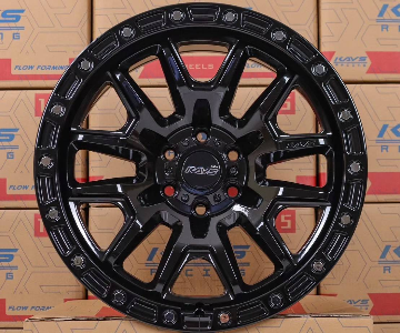 ล้อแม็ก Mavel 6รู114.3 ET18 ดำแวว กว้าง9-18นิ้ว(นาวาร่า) 