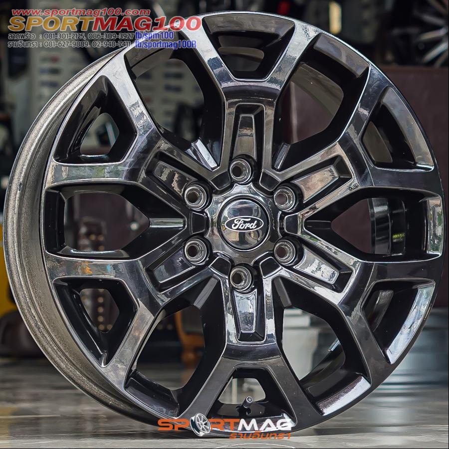 ล้อมือสอง NEW Ford Everest ขอบ 20นิ้ว กว้าง 8นิ้ว 6รู139.7 Offset55 สีดำเงา(รามอินทรา-ลาดพร้าว)