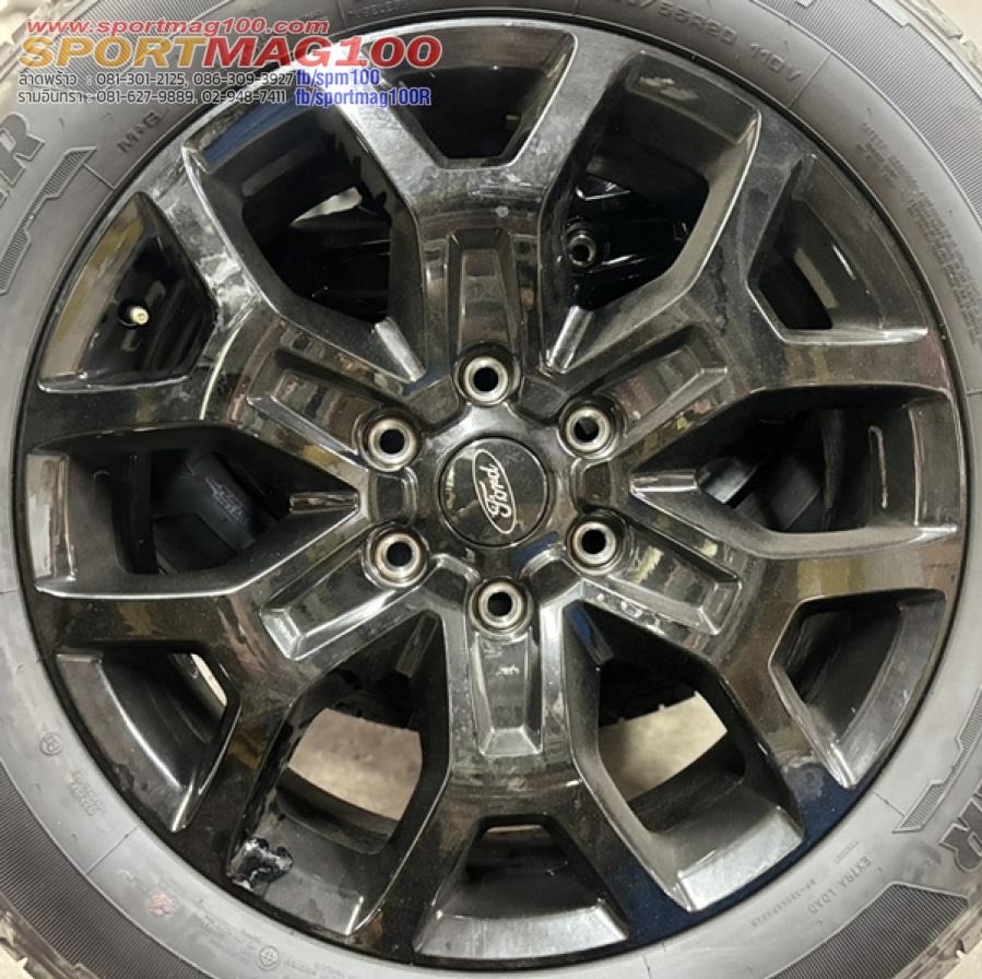 ล้อมือสองป้ายแดง NEW Ford Everest ขอบ 20นิ้ว กว้าง 8นิ้ว 6รู139.7 Offset55 สีดำเงา (ลาดพร้าว)