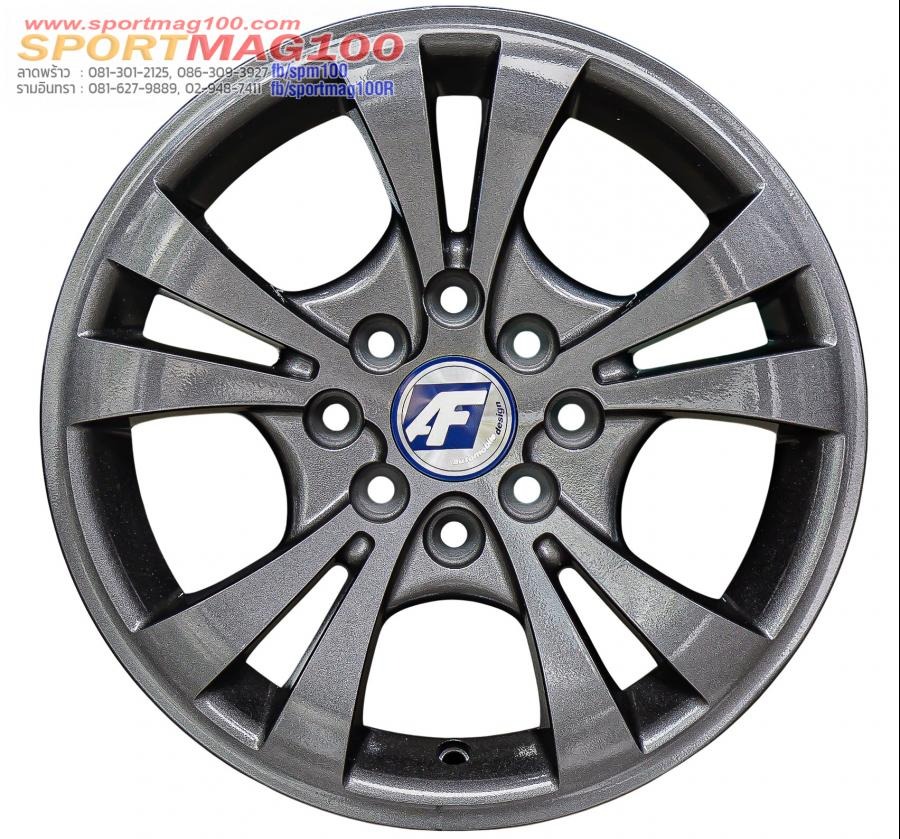 ล้อแม็กใหม่ AFP P1134 4รู100/114 สีกันเมทาลิก 6-14นิ้ว