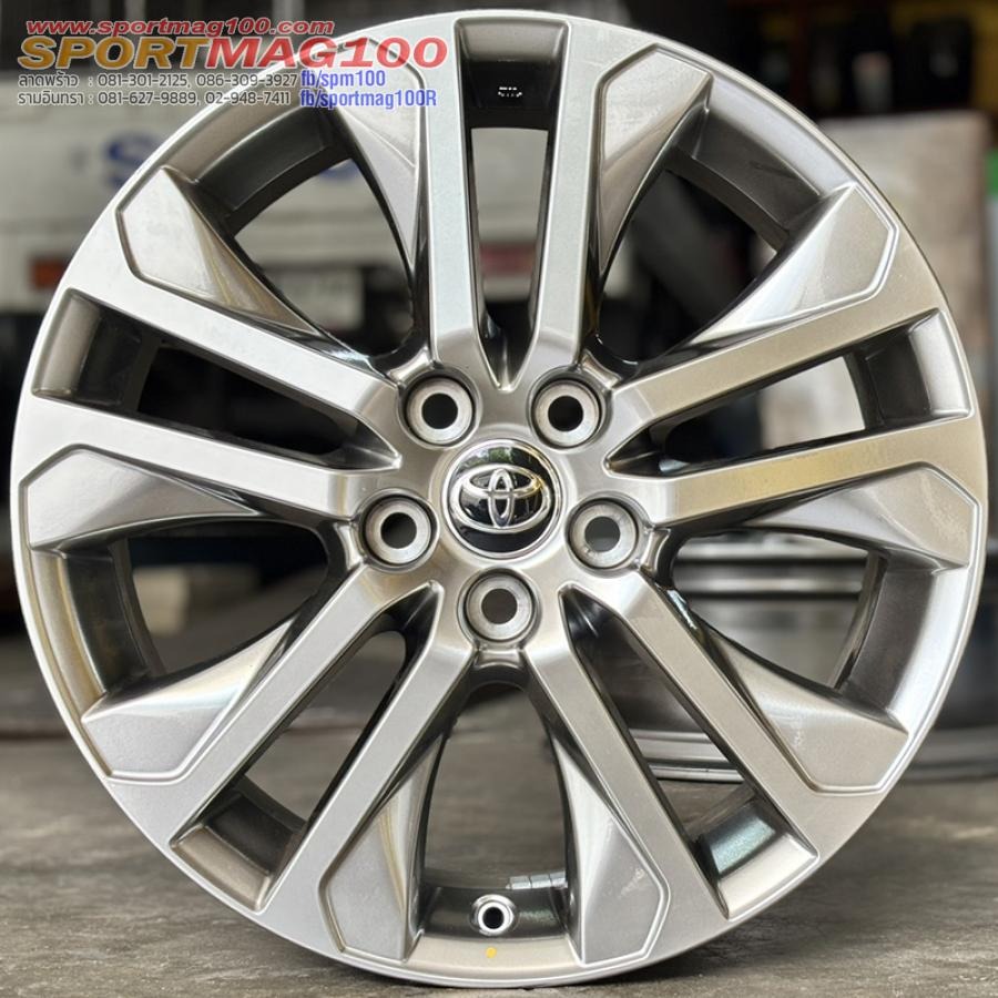 ล้อแม็กมือสอง TOYOTA INNOVA ขอบ18นิ้ว กว้าง7.5นิ้ว 5รู114.3 Offset45 สีไฮเปอร์(ลาดพร้าว)