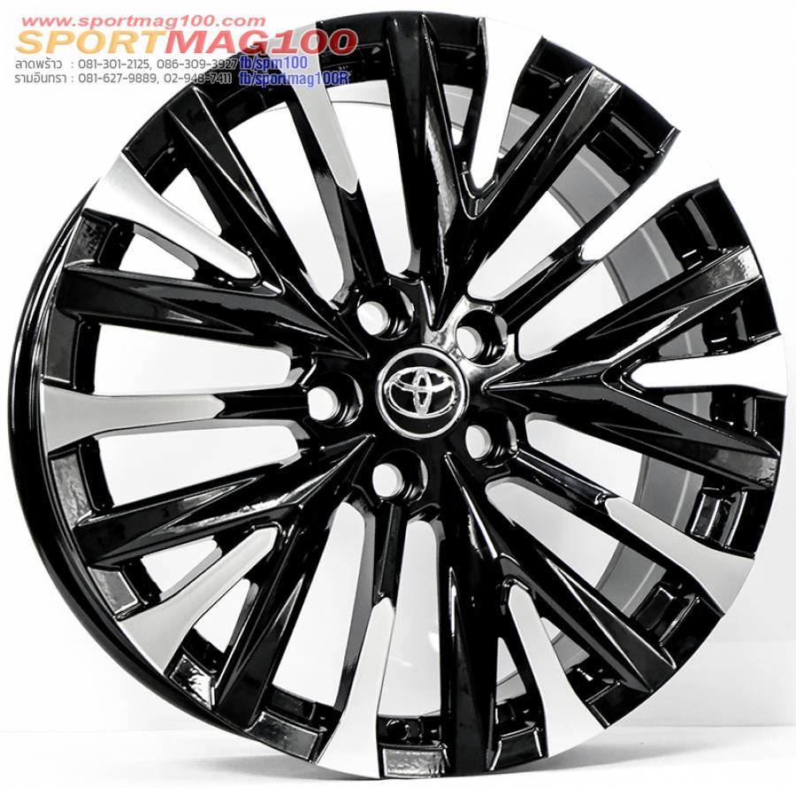 ล้อแม็ก Toyota Alphard AL40 ขอบ19นิ้ว กว้าง8นิ้ว 5รู120 Offset35 สีดำหน้าเงา(สเปคตรงสำหรับ Alphard ตัวล่าสุด)