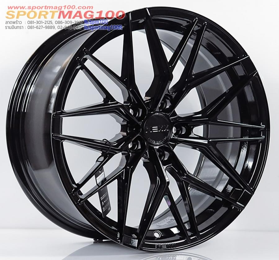 ล้อแม็ก NEXX XX03 FlowForming ขอบ18นิ้ว กว้าง8.5นิ้ว 5รู108 Offset35 สีดำเงา