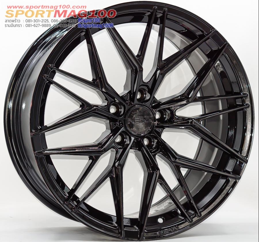 ล้อแม็ก NEXX XX03 FlowForming ขอบ18นิ้ว กว้าง8.5นิ้ว 5รู108 Offset35 สีดำเงา